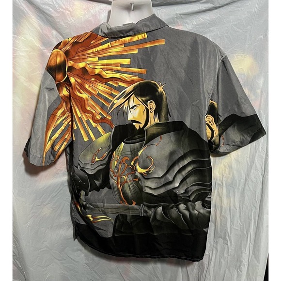 Claudio Nucci Men's Button Front Polyester Shirt Size L - Picture 2 of 4